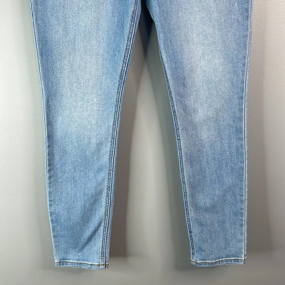 OLD NAVY High-Rise Super Skinny Jeans Jeggings Blue Light Wash Stretch 8 - Picture 4 of 10